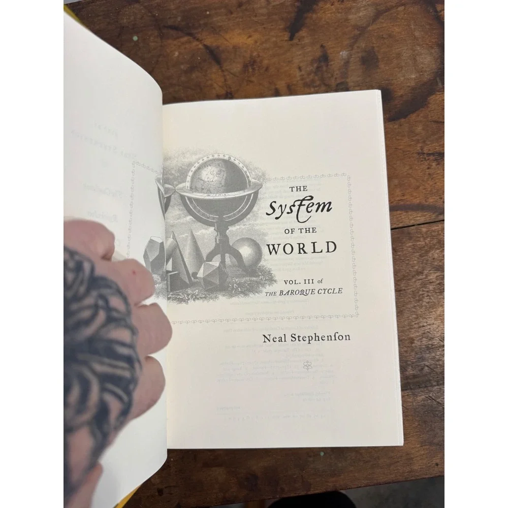 The System of the World Neal Stephenson First Edition HC Baroque Cycle Vol 3